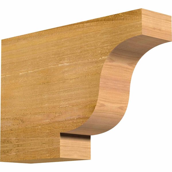 Ekena Millwork Newport Rough Sawn Rafter Tail, Western Red Cedar, 4"W x 12"H x 18"L RFT04X12X18NEW00RWR - main